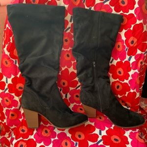 Target Faux Suede Heeled Boots